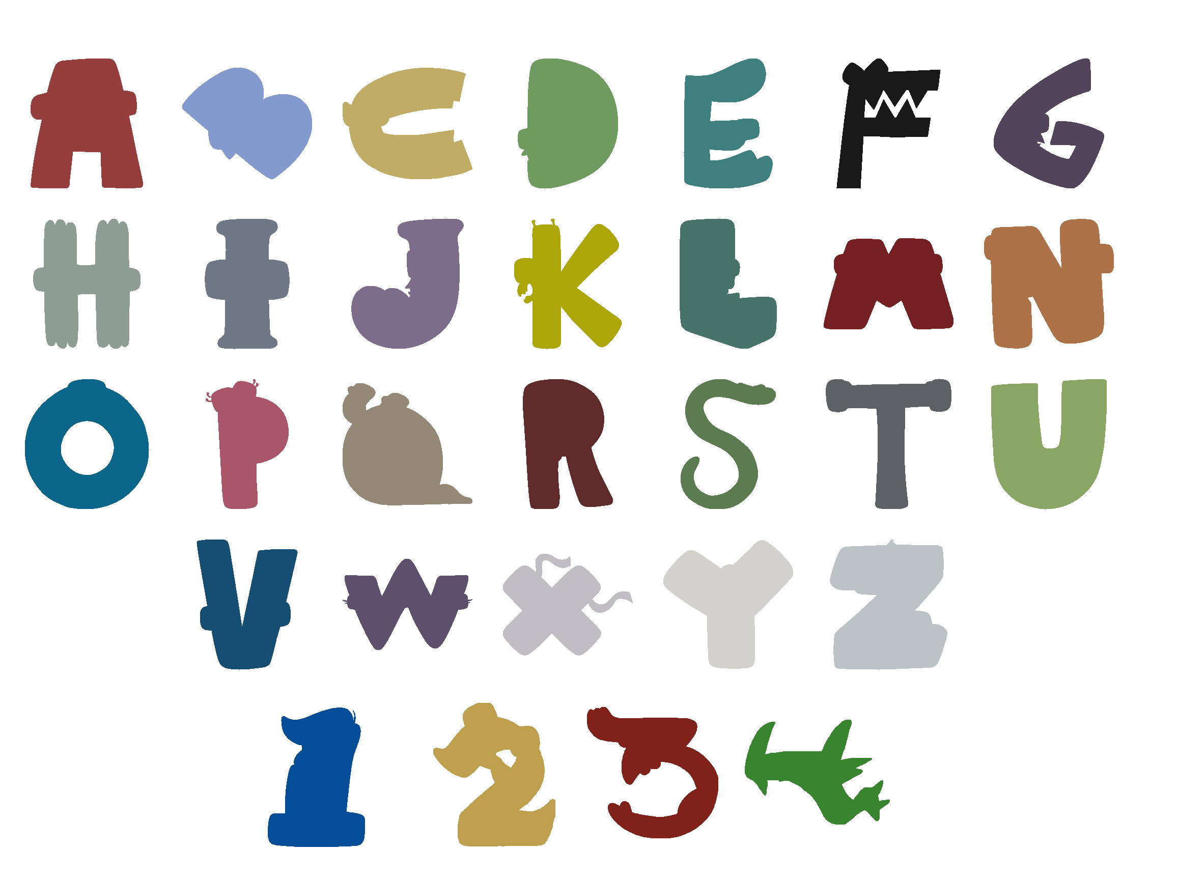 Alphabet Lore Merch with Numbers 2a by Abbysek on DeviantArt
