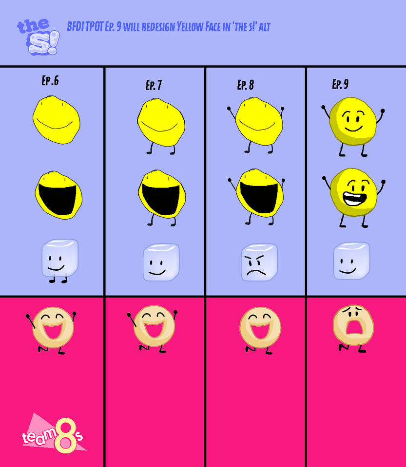 BFDI TPOT Ep. 9 will redesign Yellow Face in 'the by Abbysek on DeviantArt