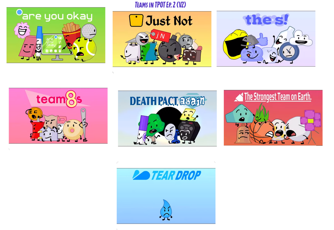 Teams in TPOT Ep. 2 (V2) by Abbysek on DeviantArt