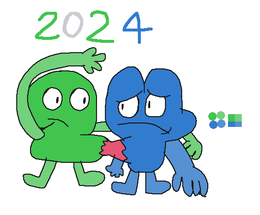 Battle For Dream Island BFDI Series - Two and Four by Abbysek on DeviantArt