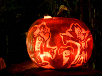 Count Duckula Pumpkin 2007