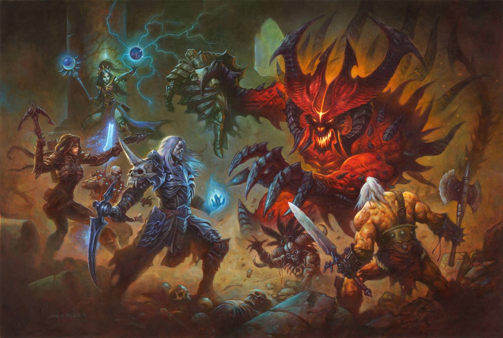 Diablo Vs Necromancer by AlexHorley