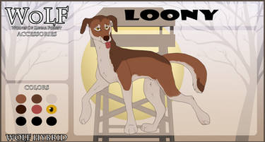 WOLF - Loony the wolfdog| DORMANT|INACTIVE