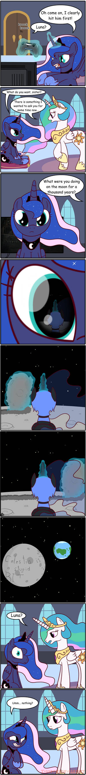 The dark side of the moon