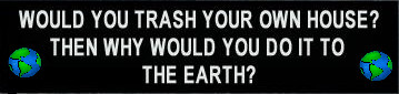 Earth Day Bumper Sticker