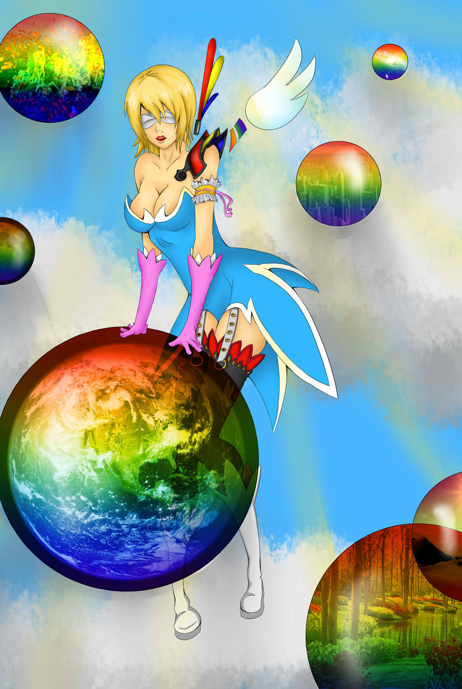 Bubble Girl -Colored-