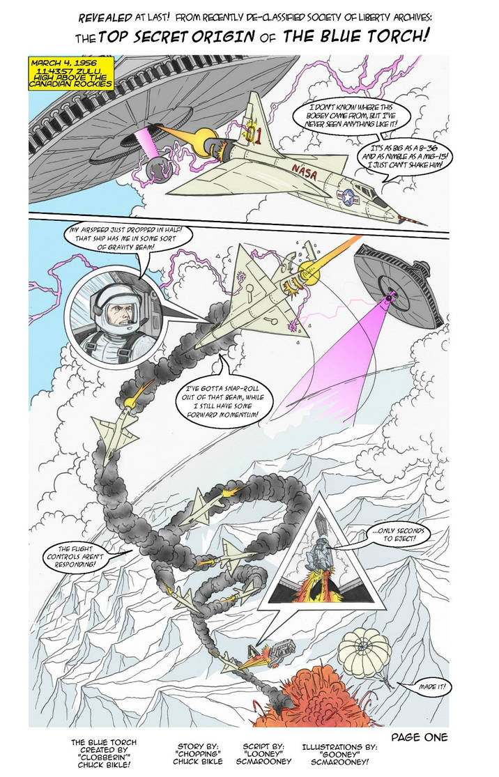 Project Blue Torch The Blue Torch page 1 by smaroon on DeviantArt