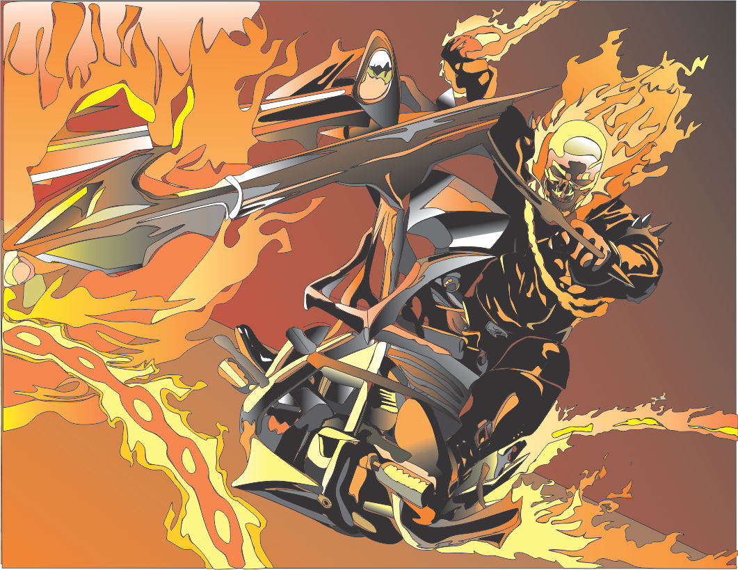Ghost Rider 2 Design Ghost Rider 2 by FoxRed19 on DeviantArt
