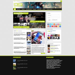 One Day - Modern Magazine Theme