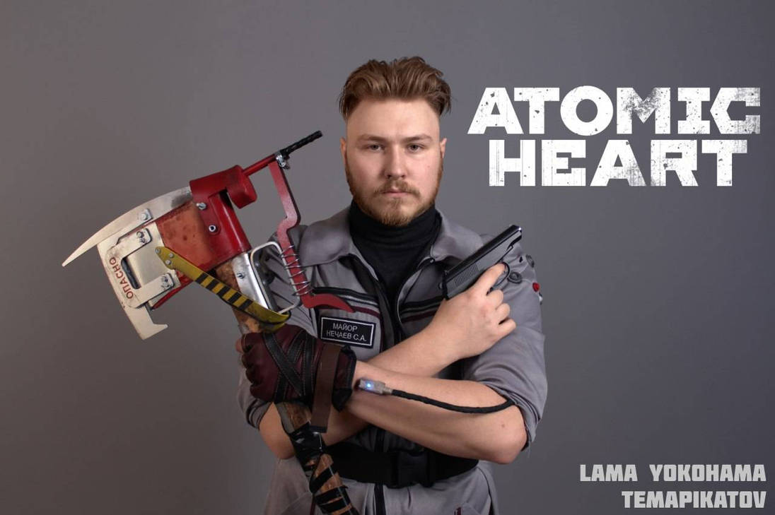 Atomic cosplay. Atomic Heart косплей Нечаева.