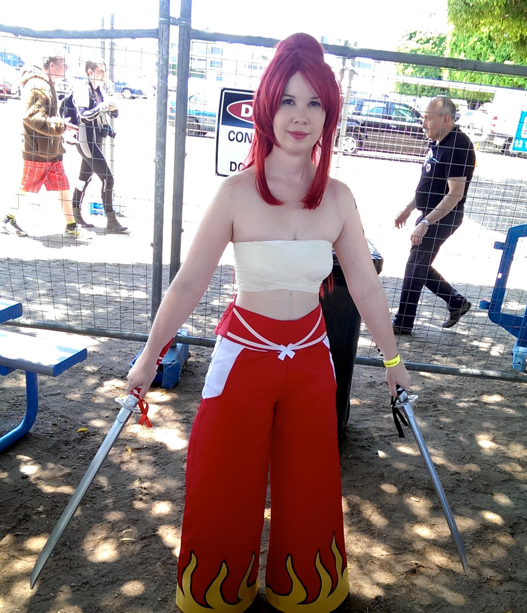 Erza Scarlet - Flame Pants Armour by Mystery-Immortal on DeviantArt