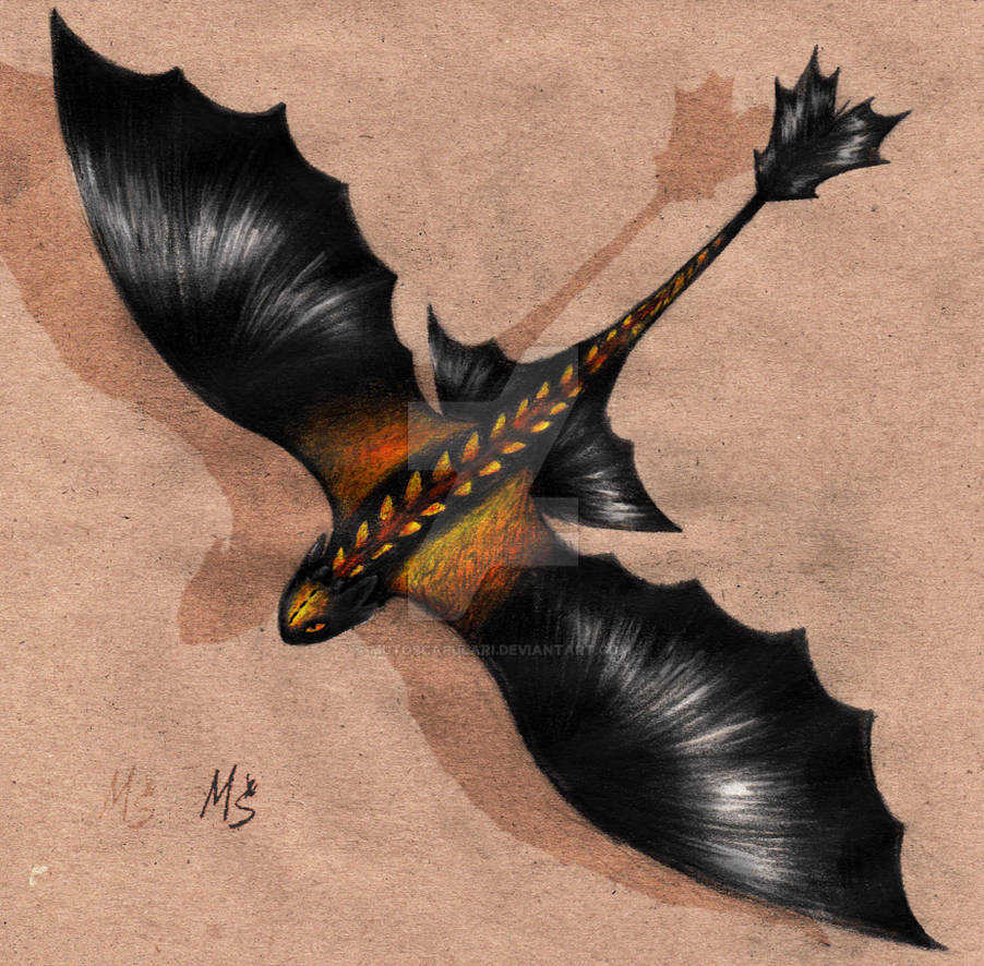 Крылья дракона ночной фурии