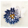 Butterfly Mums - Powder Blue - SOLD