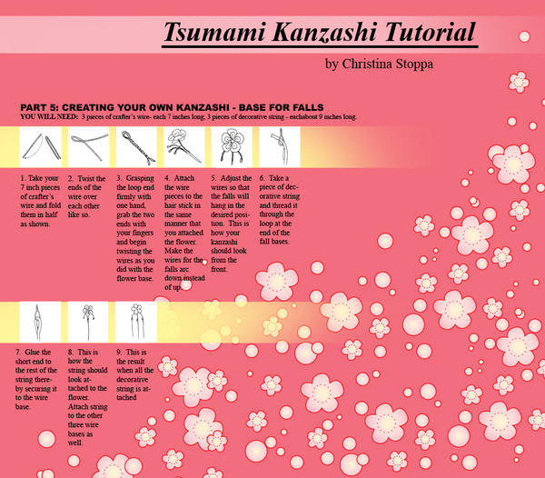 Kanzashi Tutorial - Part 5