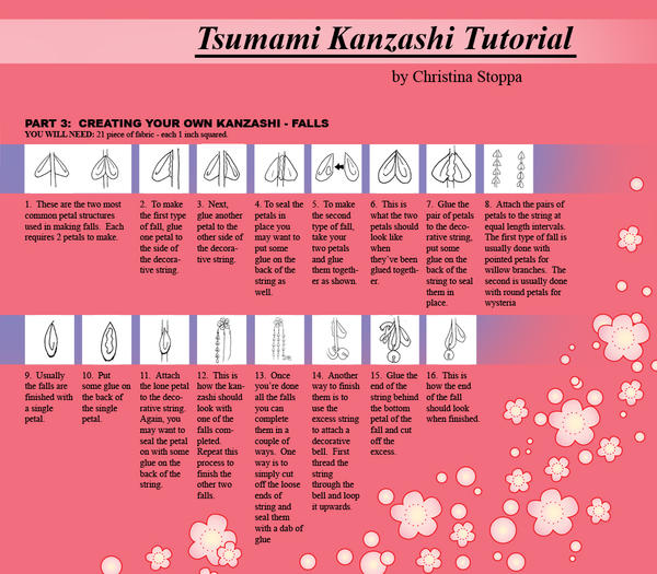Kanzashi Tutorial - Part 6
