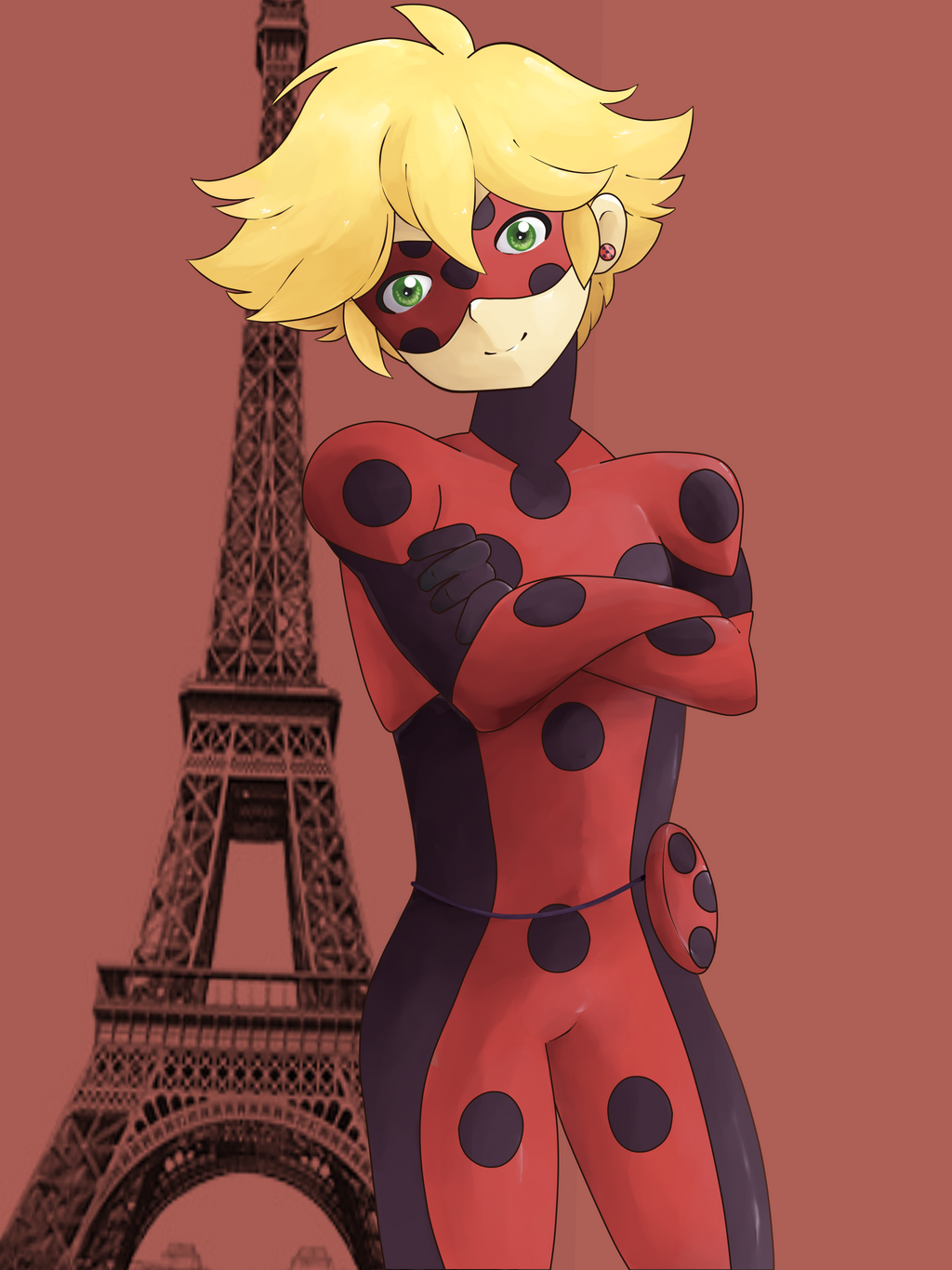 Miraculous Ladybug: Adrien (Ladybug) by Alexwhite2001 on DeviantArt