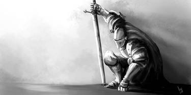 Kneeled Knight