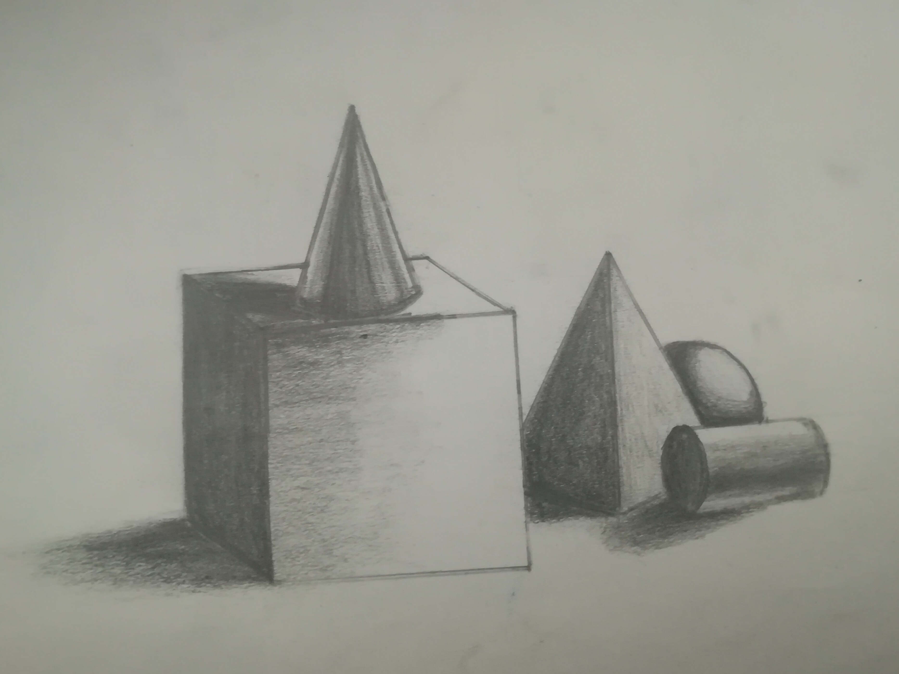 3d Shapes Pencil Shading By Skrthecreator12 On Deviantart