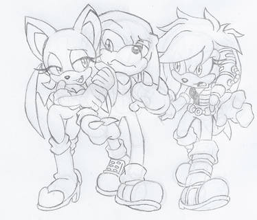 Knuckles love triangle