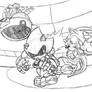 Tension... Hybrid vs. Metal Sonic WIP