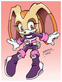 Cream in Rouge's Sonic Heroes outfit