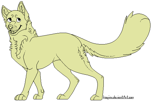 Free Woof Lineart