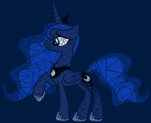 Princess Luna Mosaic[Vector]