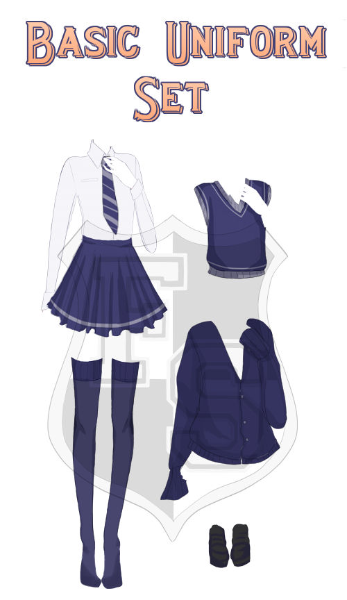 Basic Uniform Female by FScottscoms on DeviantArt