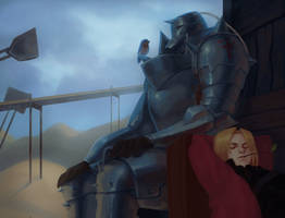 fullmetal alchemist screenshot redraw