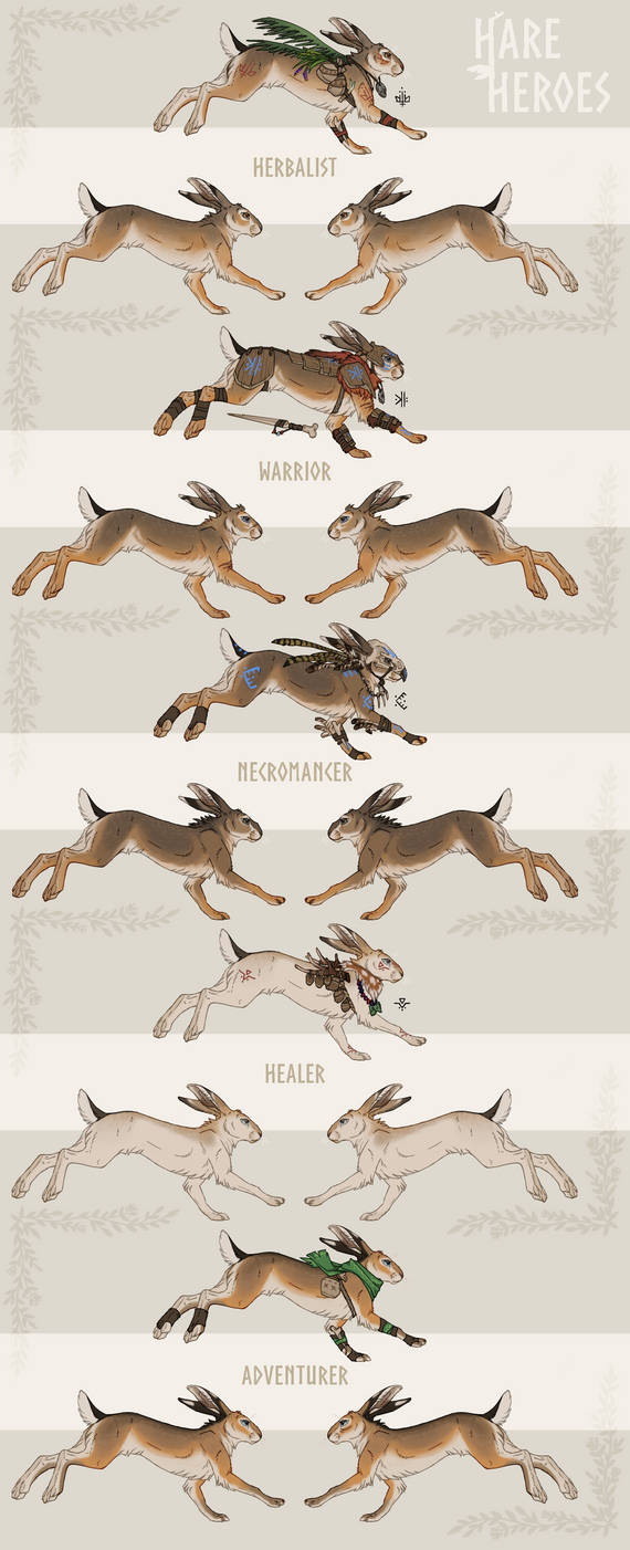 Hare Ranger Hare Hero adopts -CLOSED- by BUGHS-RPGart on DeviantArt