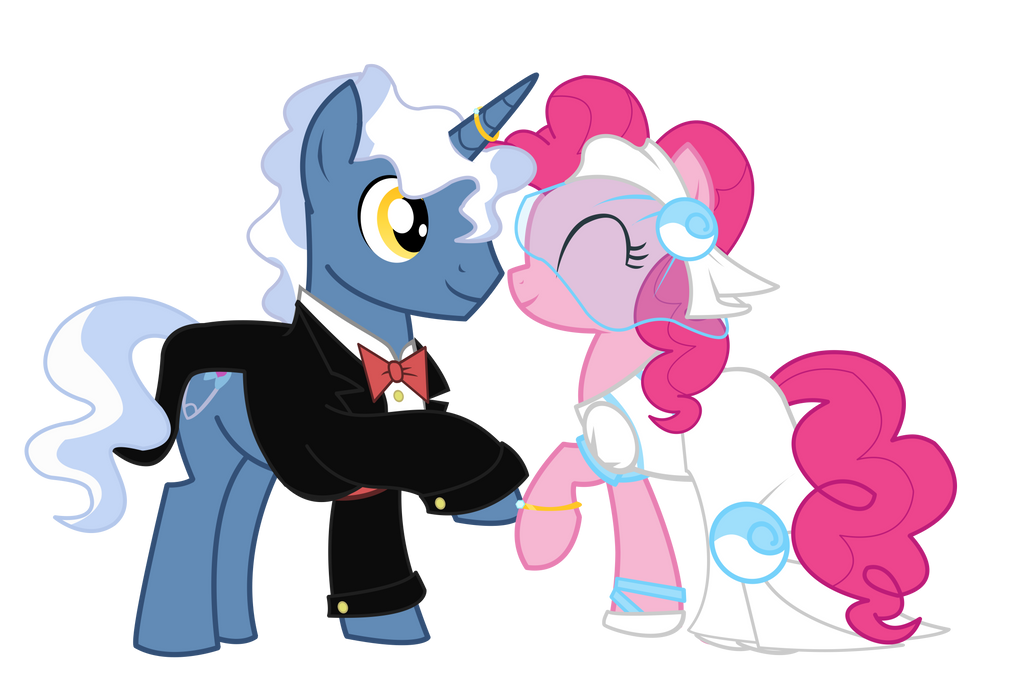 Pony Wedding Commisssion: Pierce X Pinkie