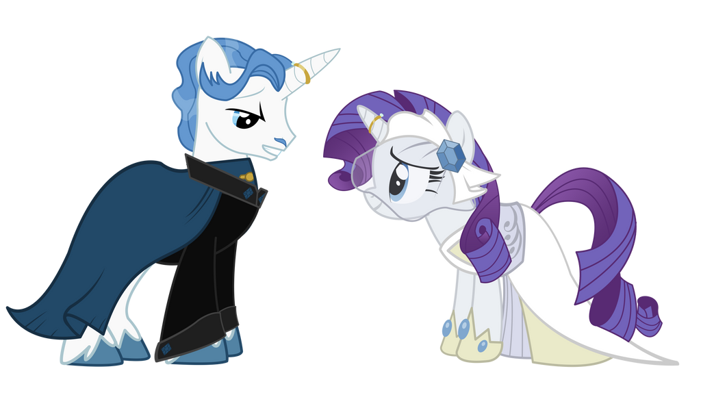 Pony Wedding Commission: Fancy Pants x Rarity