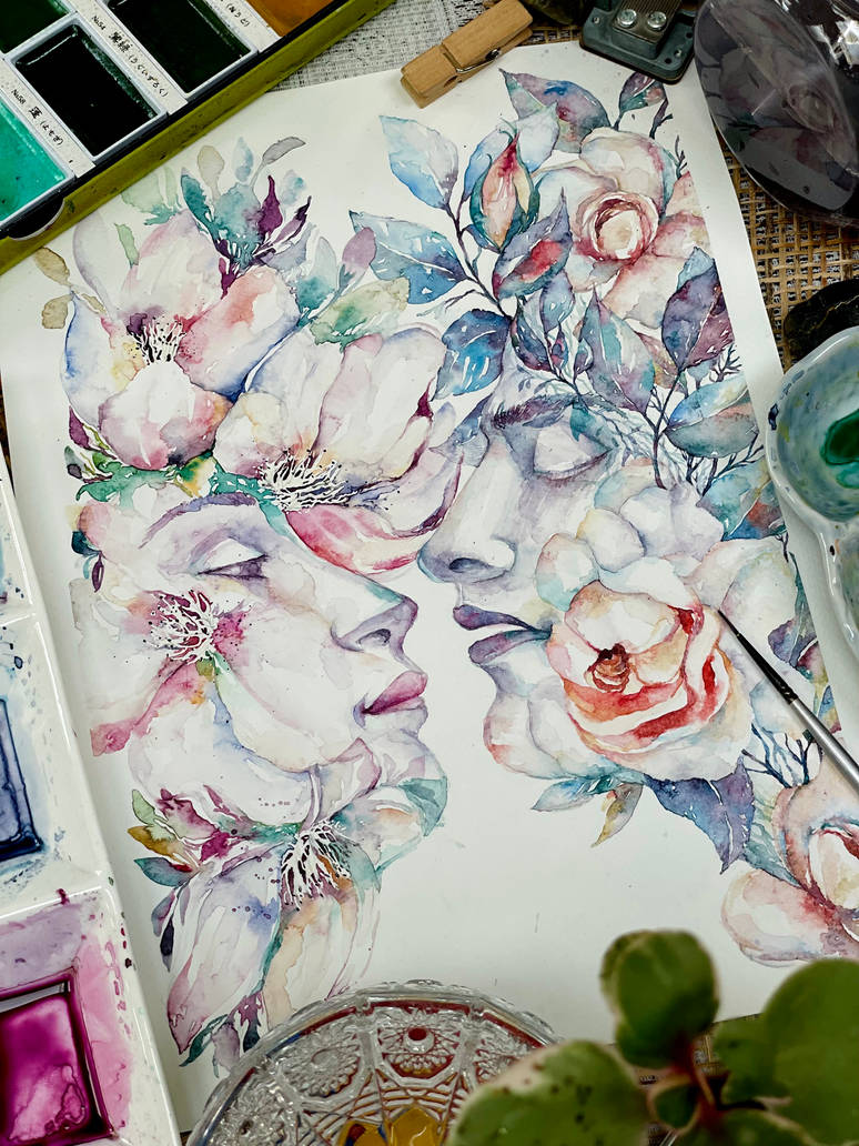 Selfsame by AlexWatercolorArts on DeviantArt