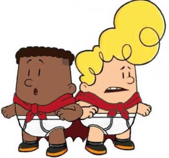 George And Harold As Captain Underpants By Zackisaacsanchez2k4 On george-and-harold-as-captain-underpants-by-zackisaacsanchez2k4-on