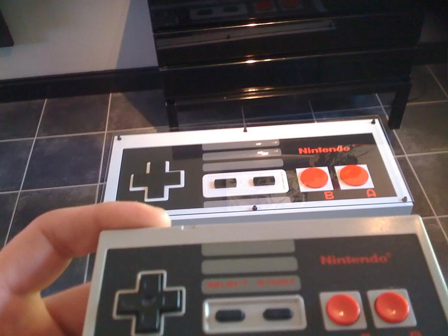 Nes Racing Pad Giant NES pad by Hayden82 on DeviantArt