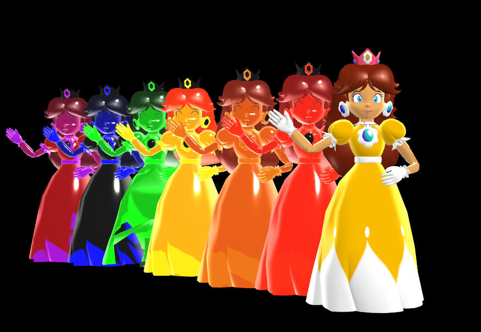 MMD rainbow classic daisy by Trollsome1 on DeviantArt