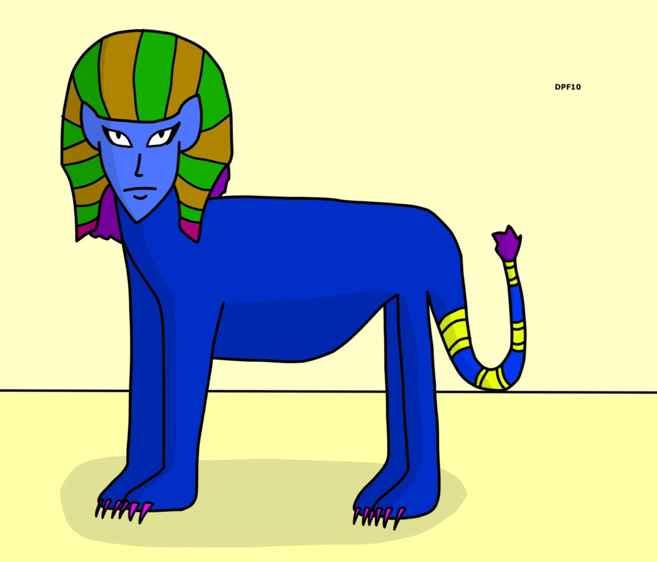 Alien Sphinx Deviantart Sphinx by DPF10 on DeviantArt