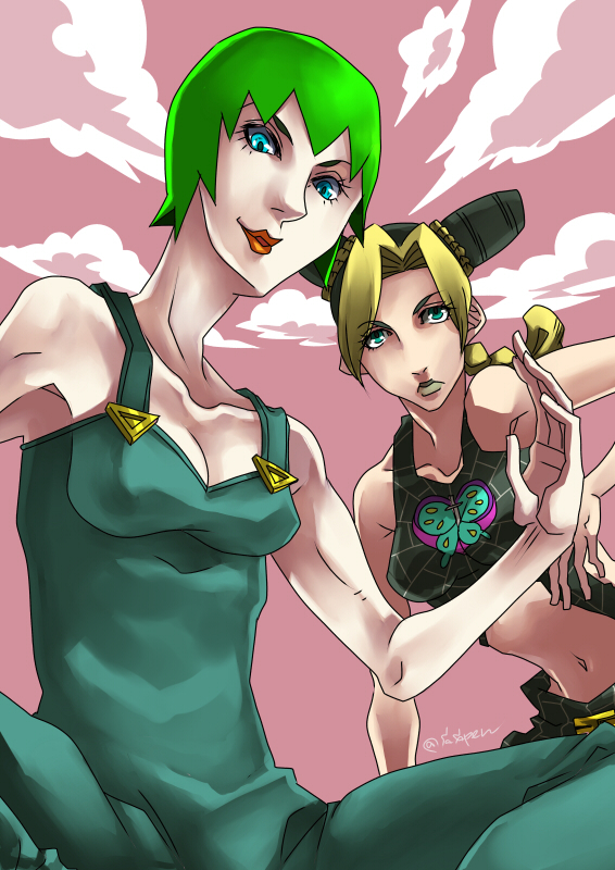 Hermess & F.F. & Jolyne from Stone Ocean Opening