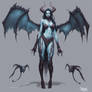 Ice Themed Succubus 3