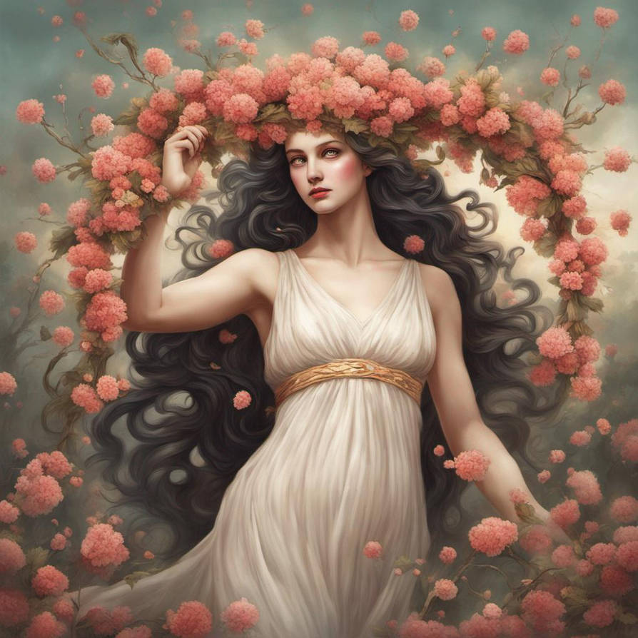 Spring Deity Persephone, Greek Goddess of Spring 4 by RavenJovan on DeviantArt