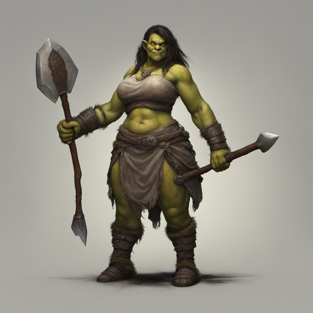 Ogres Baka Female Ogre 1 by RavenJovan on DeviantArt