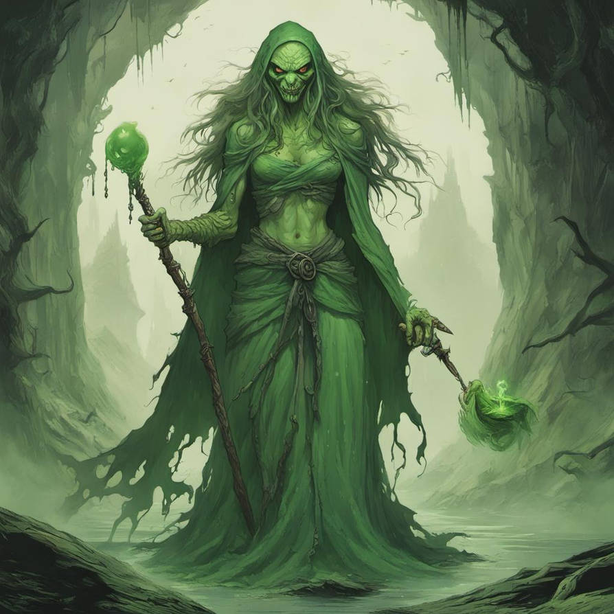 Dungeons And Dragons Green Hag 2 By RavenJovan On DeviantArt dungeons-and-dragons-green-hag-2-by-ravenjovan-on-deviantart