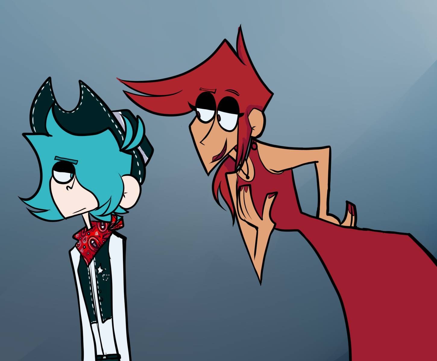 Cowboy and lady by Diloph0s on DeviantArt