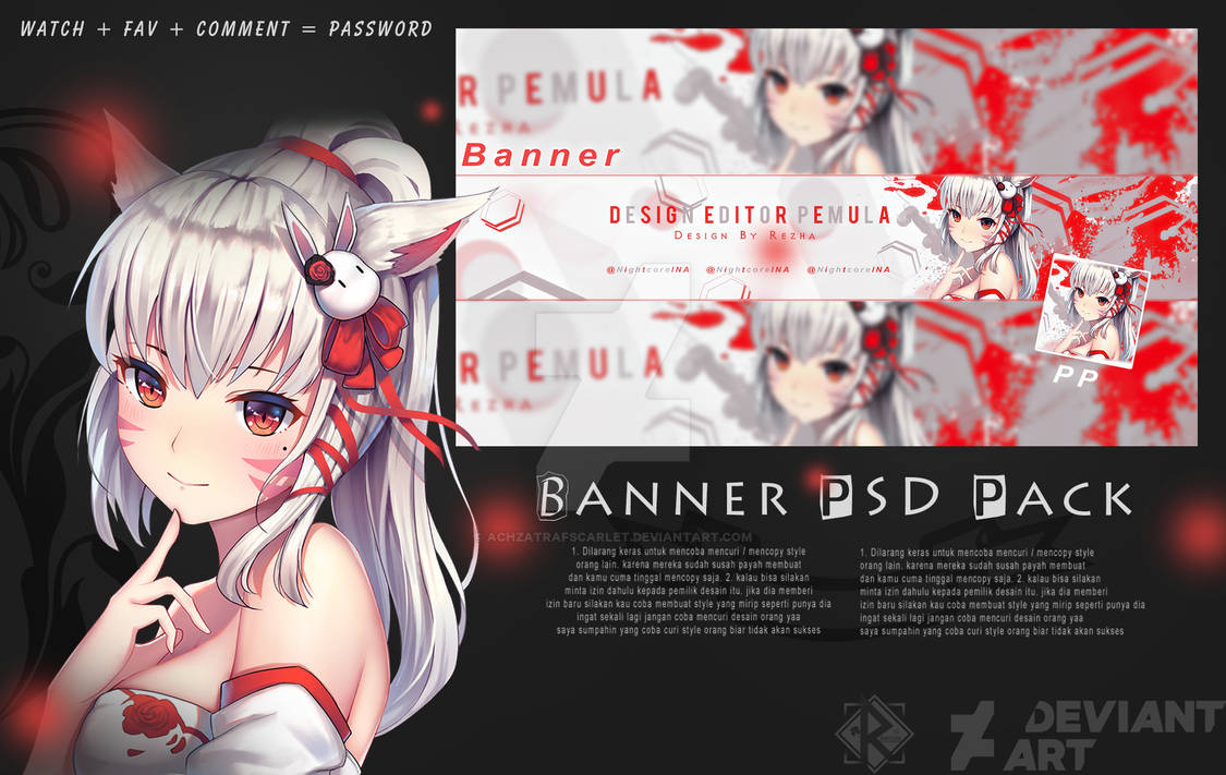 Banner PSD Pack #1 by AchzatrafScarlet on DeviantArt
