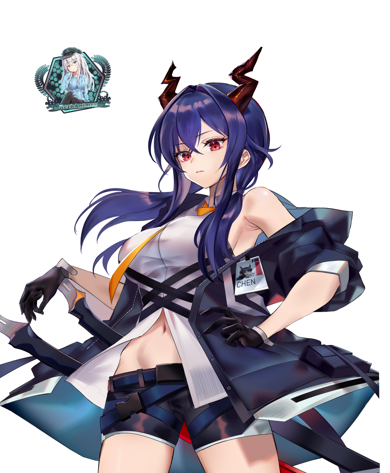 Render 045 Ch En Arknights By Achzatrafscarlet On Deviantart