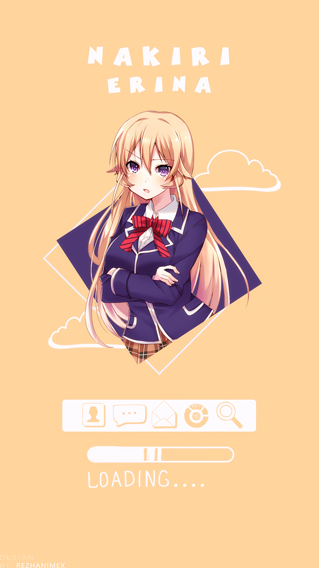 Nakiri Erina Wallpaper Android by AchzatrafScarlet on DeviantArt