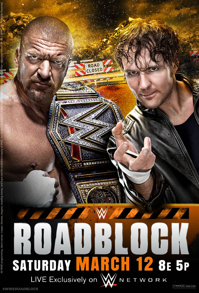 WWE Roadblock 2016 Official Poster by Jahar145 on DeviantArt