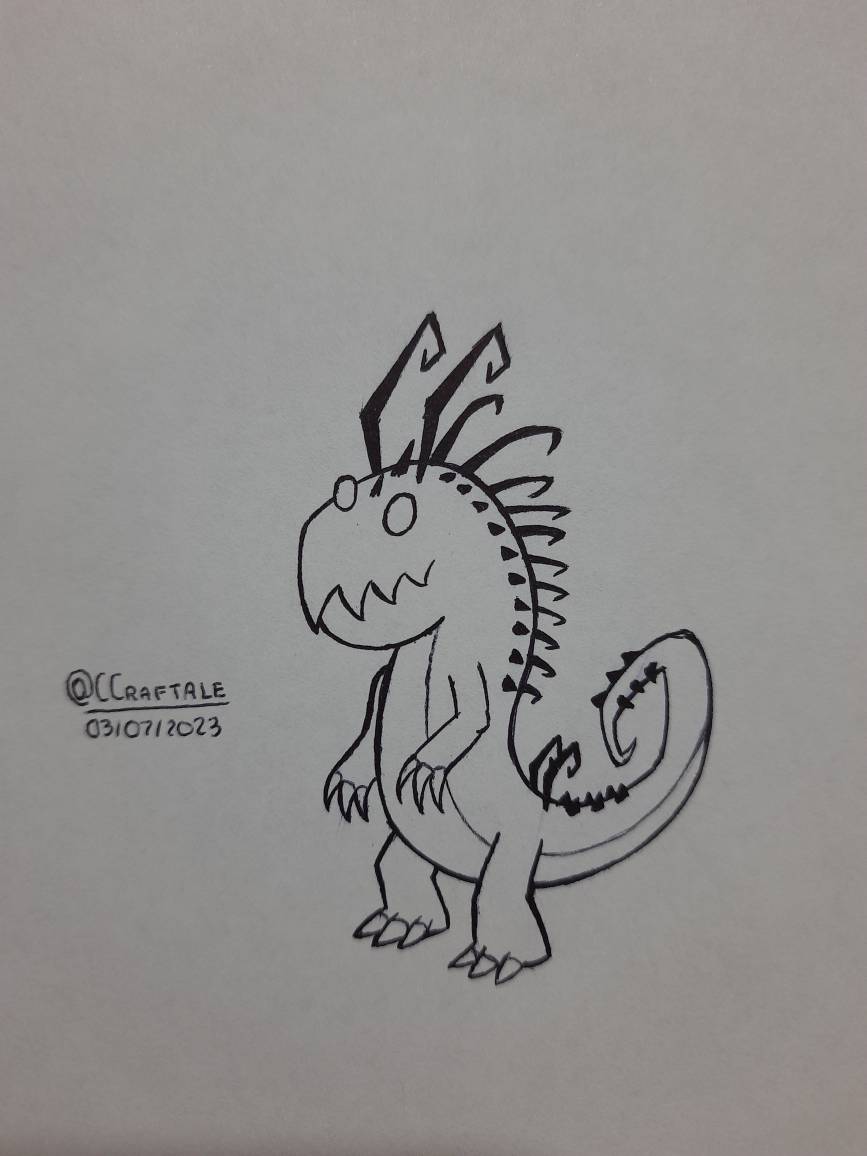 The Little Pen Ink Monster by Craftando on DeviantArt