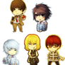 Deathnote Chibi Set v2