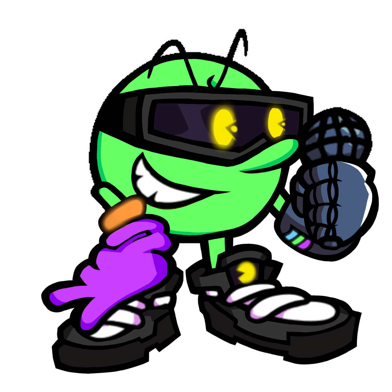 Pacster Sprites FNF - Neo Pacster (my version) by BrandonBeak2405 on DeviantArt
